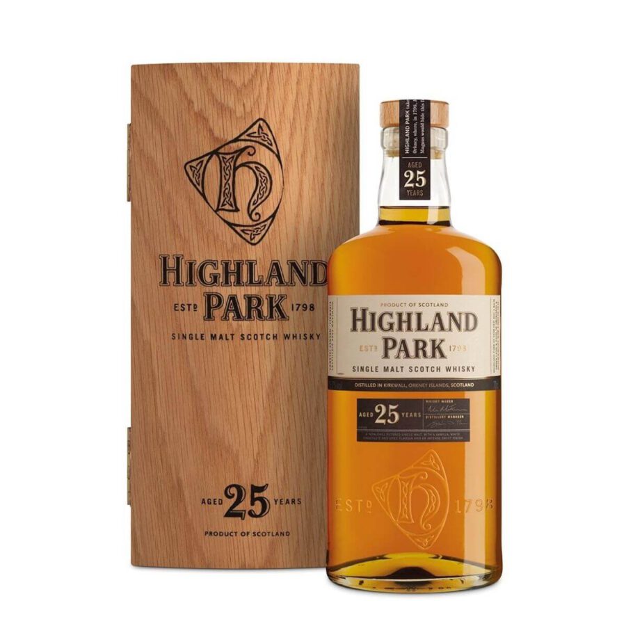 Highland Park 25 Jahre Single Malt Scotch Whisky 46% Vol. 0,7l in Geschenkbox