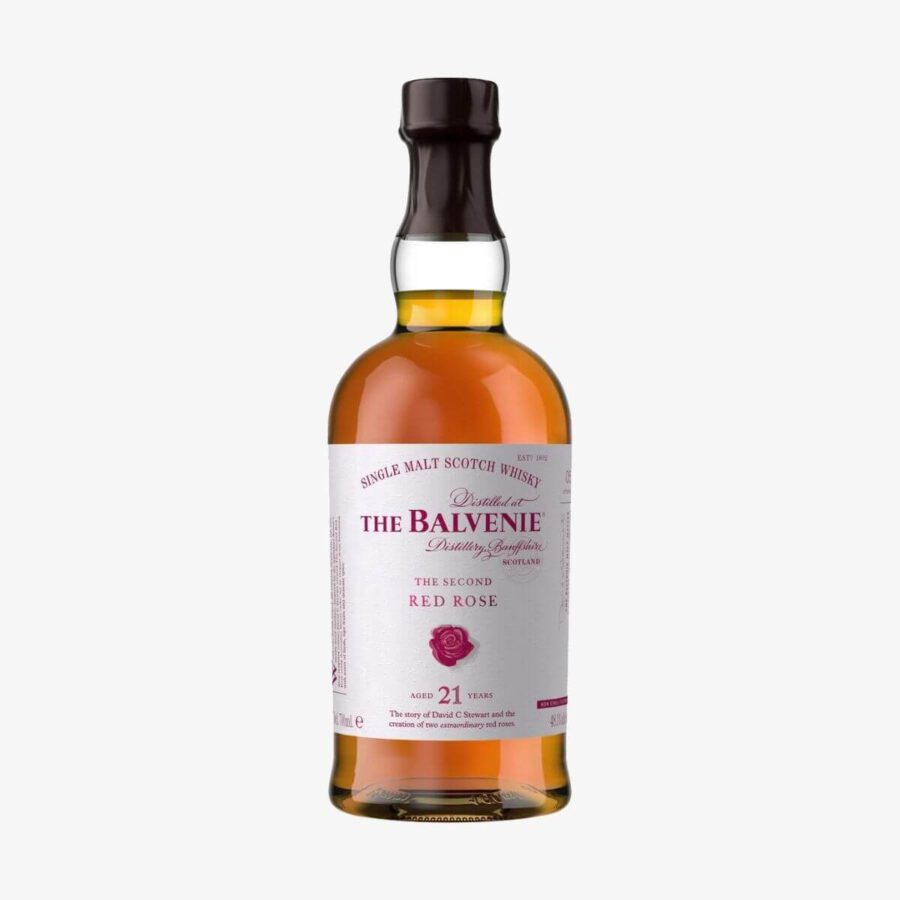 The Balvenie 21 Years Single Malt Scotch Whisky - The Second Red Rose 48,1% Vol. 0,7l in Geschenkbox