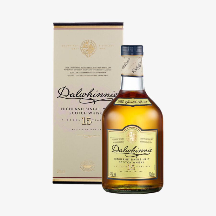Dalwhinnie 15 Years Old Highland Single Malt Scotch Whisky 43% Vol. 0,7l in Geschenkbox