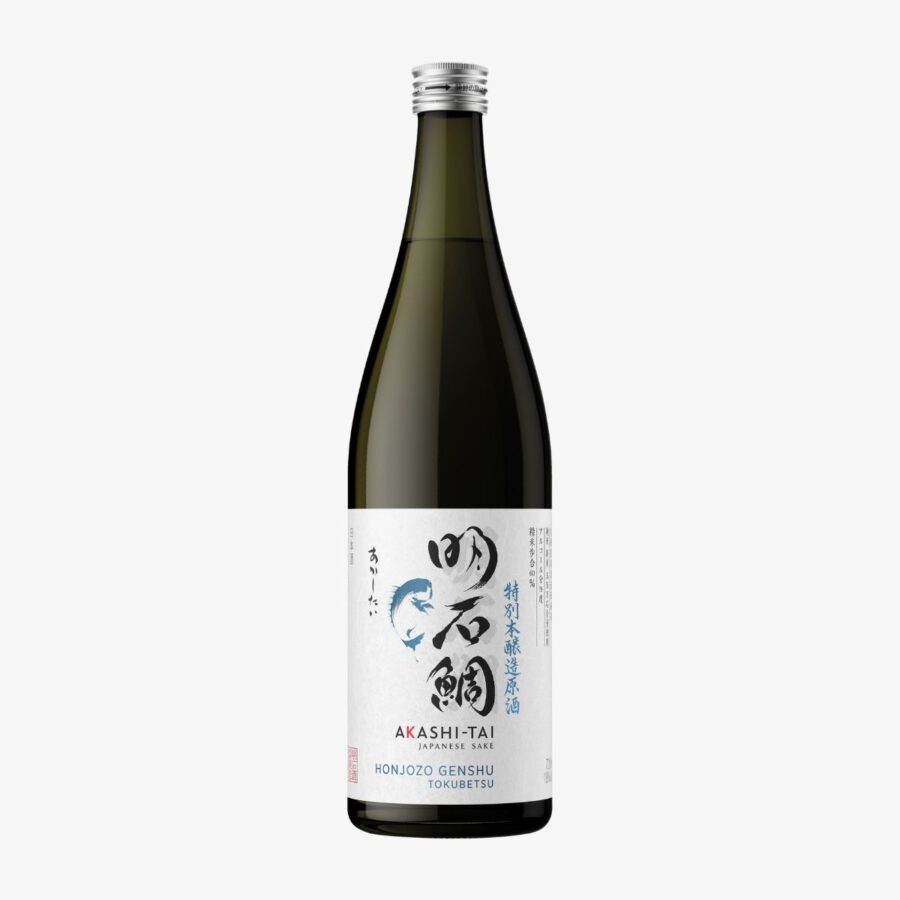 Akashi Honjozo Genshu Tokubetsu Japanese Sake 19% Vol. 0,72l