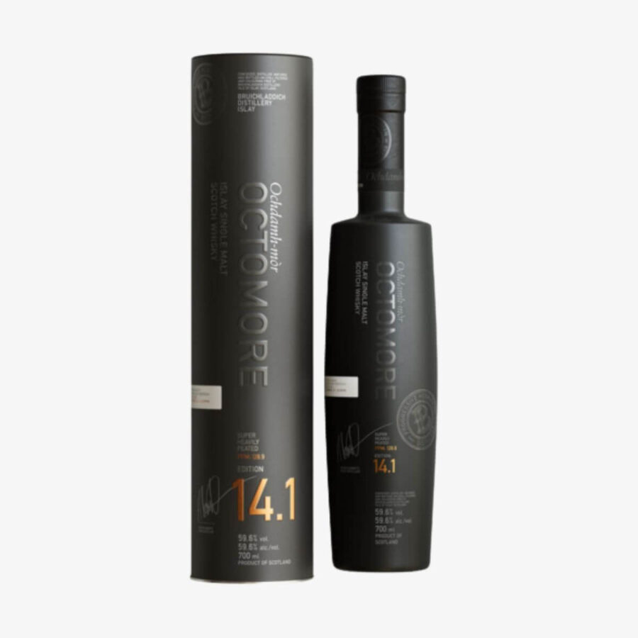 Octomore 14.1 Super Heavily Peated Islay Single Malt 59,6% Vol. 0,7l in Tinbox