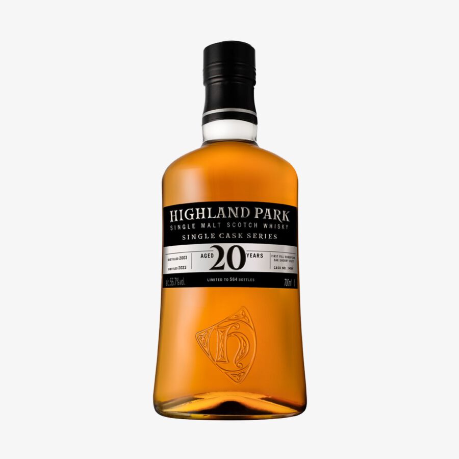 Highland Park 20 YO Single Cask #1494 Whisky 56,7% Vol. 0,7l in Holzkiste