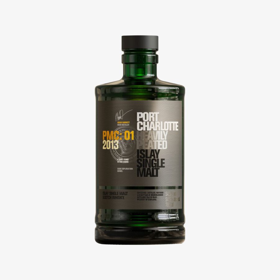 Port Charlotte PMC:01 Heavily Peated Islay Single Malt 2013 54,5% Vol. 0,7l