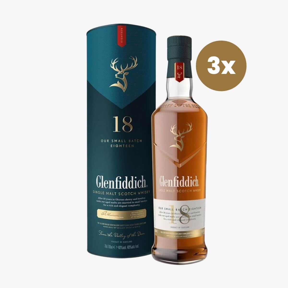 Glenfiddich Gastronomie Starter Paket + 1x Glenfiddich 12 YO GRATIS