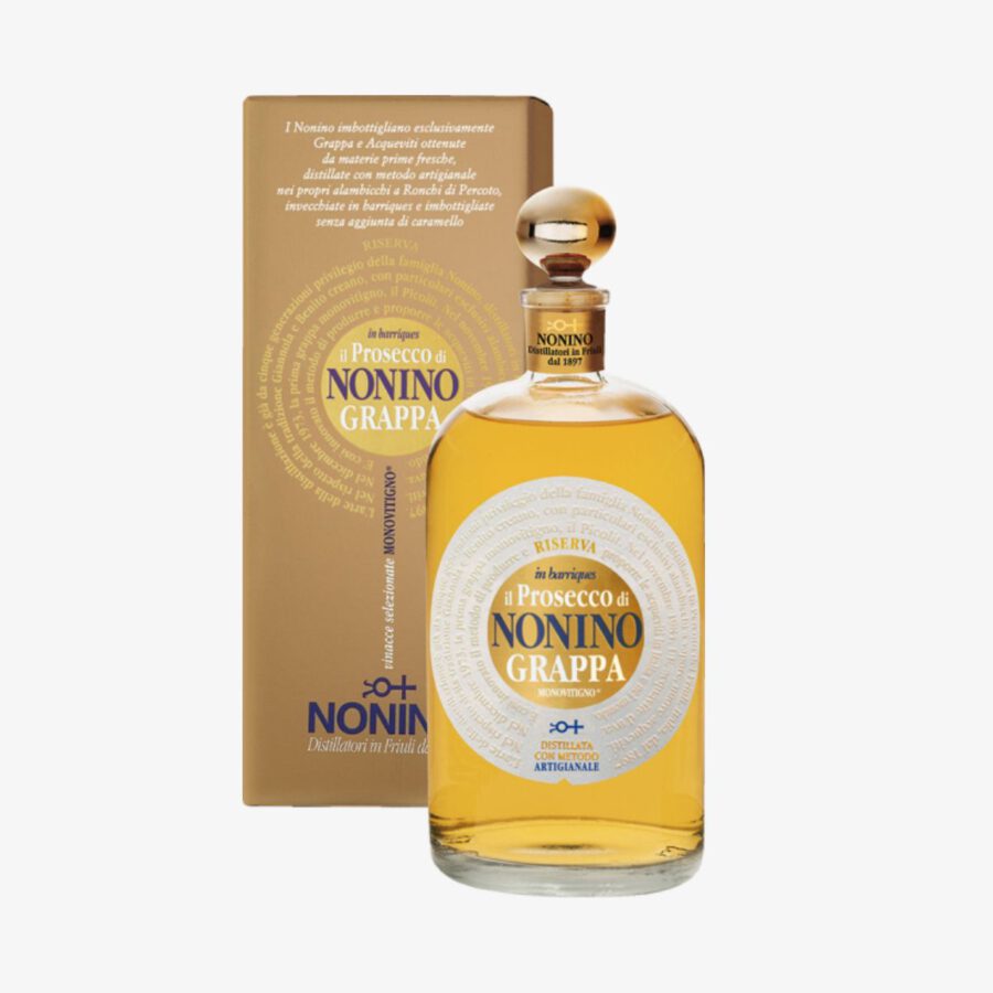 Nonino Grappa Il Prosecco Barrique Monovitigno 41% Vol. 0,7l in Geschenkbox
