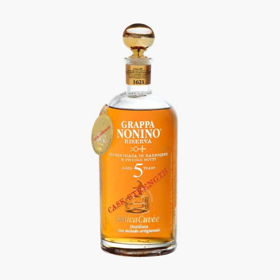 Nonino Grappa Riserva Antica Cuvée 5 Years Old Cask Strength 59,9% Vol. 0,7l