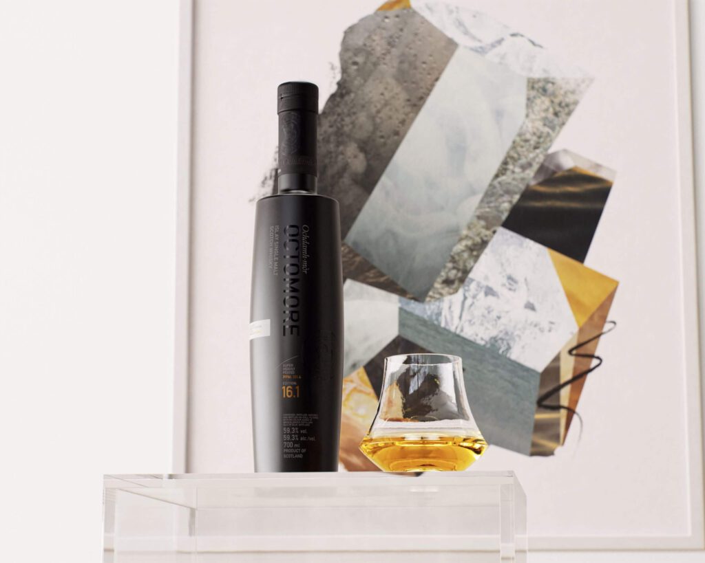 Octomore 16.1 mit Glas