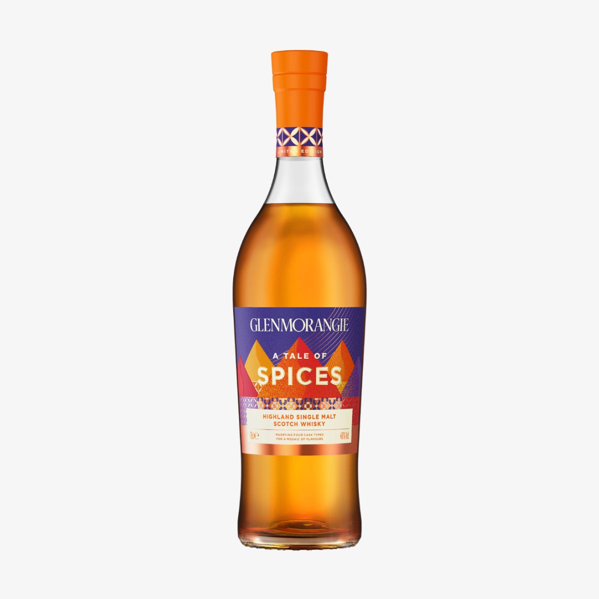 Glenmorangie-A-Tale-Of-Spices-2025-Flasche Glenmorangie A TALE OF SPICES Highland Single Malt Limited Edition 46% Vol. 0,7l in Geschenkbox