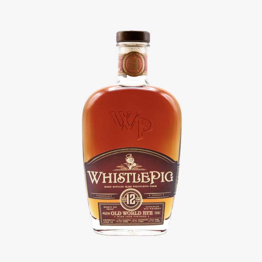 WhistlePig 12 Years Old OLD WORLD Rye Whiskey 43% Vol. 0,7l in Geschenkbox