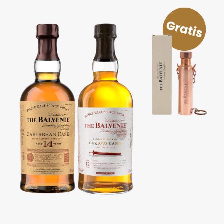 The Balvenie Geschenkset "Rum & Wine" inkl. Copper Dog 40-47,3% vol. 1,4l