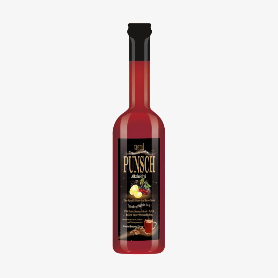 Treml Alkoholfrei Punsch Kirsche-Zitrone-Holunder 0,7l