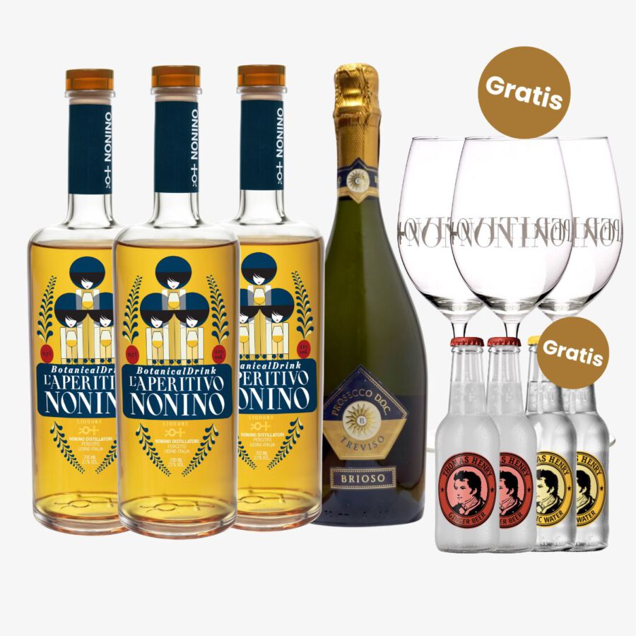 Nonino L’Aperitivo Paket Premium 21% Vol. 2,1l