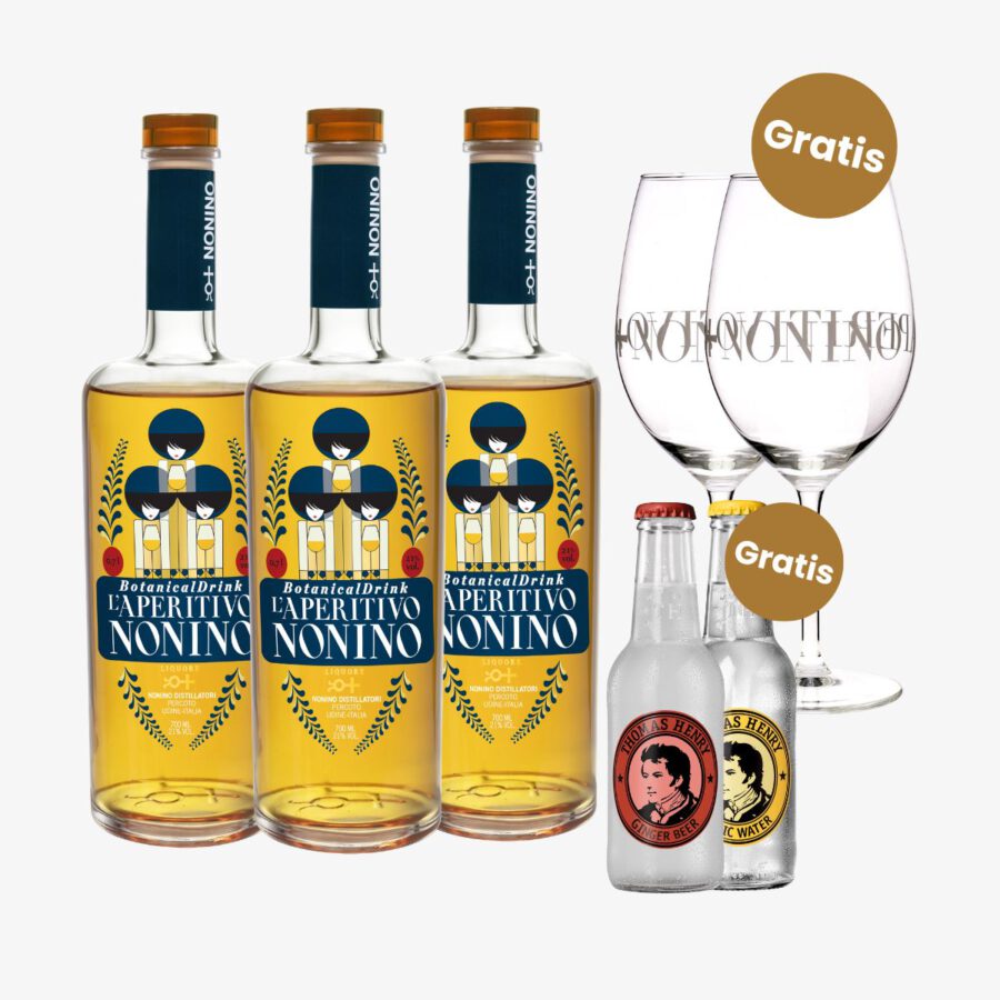 Nonino L’Aperitivo Paket Medium 21% Vol. 2,1l
