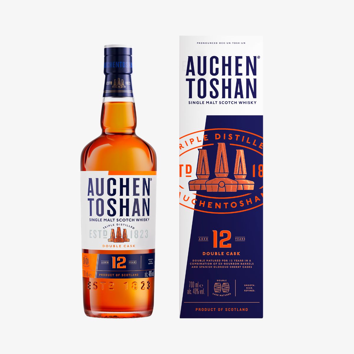 Auchentoshan-12-YO-Whisky-40%-vol.-0,70l Auchentoshan 12 Years Old Single Malt Scotch Whisky