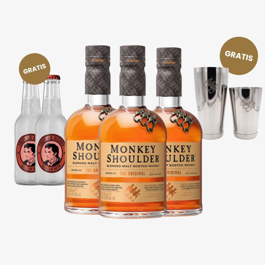 Monkey Shoulder The Original Premium Paket 27 40% Vol. 2,1l