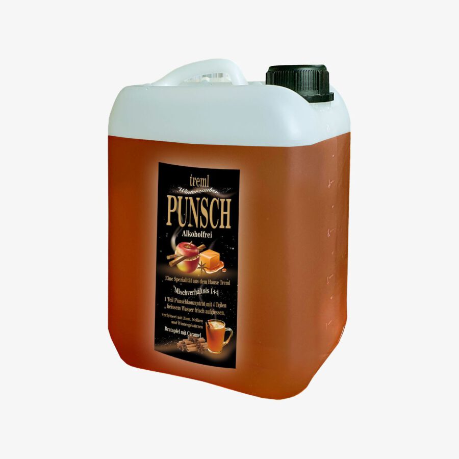 Treml Alkoholfrei Punsch Bratapfel-Caramel 5L
