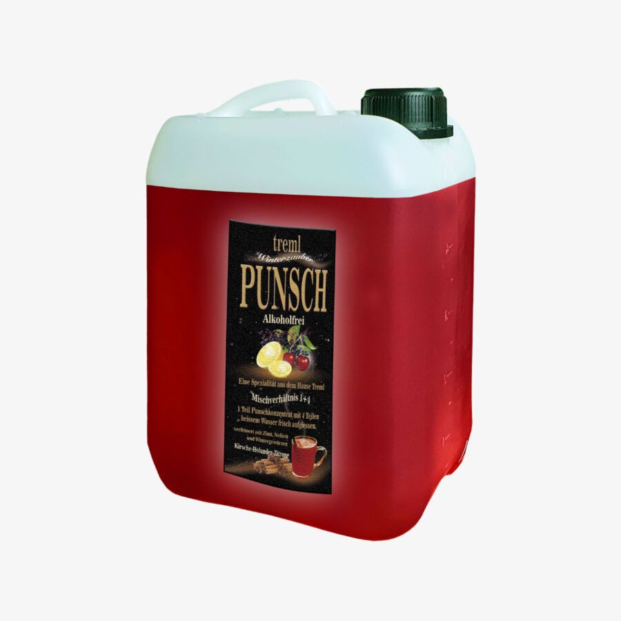 Treml Alkoholfrei Punsch Kirsche-Zitrone-Holunder 5l